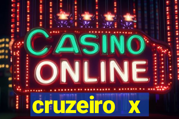 cruzeiro x corinthians palpite
